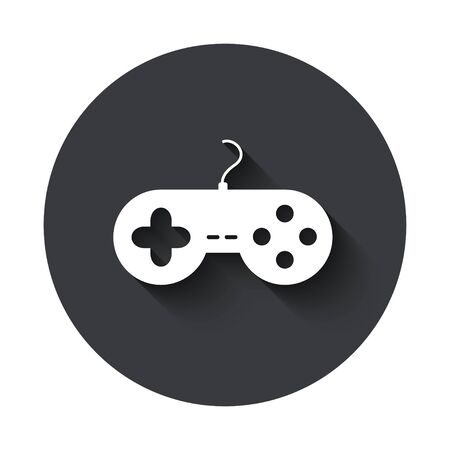 Vector modern  gray circle icon on white backgroundのイラスト素材