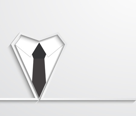 Vector modern fathers day background.のイラスト素材