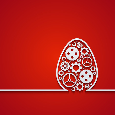 Vector modern easter element design.のイラスト素材
