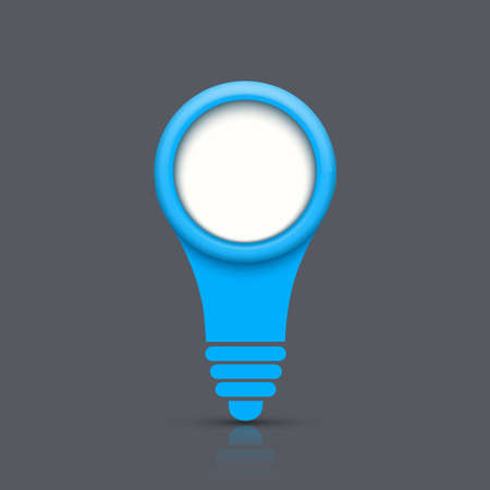 Vector modern light bulb background.のイラスト素材