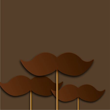 Vector modern fathers day background.のイラスト素材