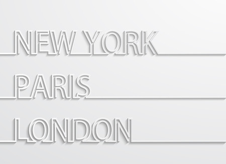 Vector modern capitals background.のイラスト素材