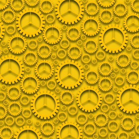 Vector modern mechanism icons background.のイラスト素材