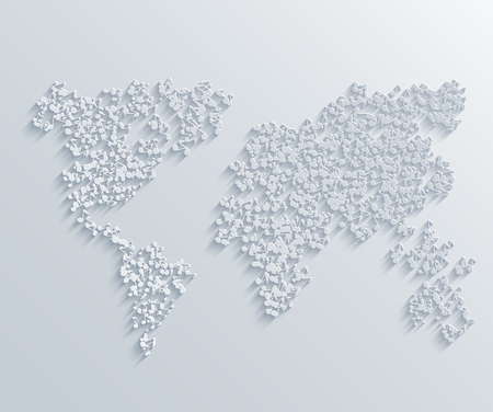 vector modern musical map background. creative social networkのイラスト素材