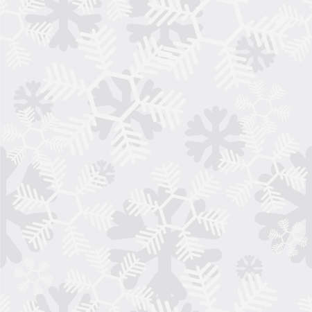 modern light snowflakes seamless background.のイラスト素材
