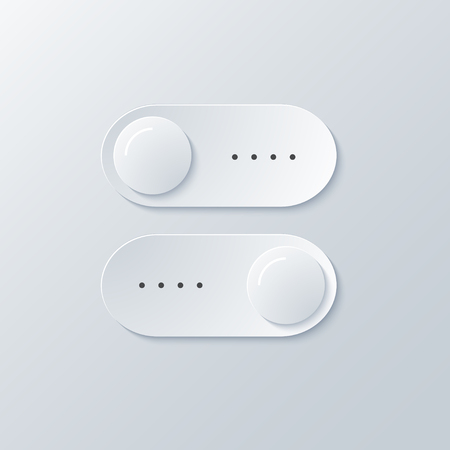 Vector modern sliders light background. Eps10 illustrationのイラスト素材