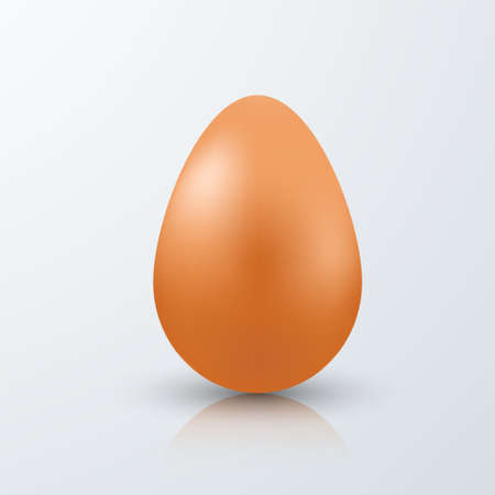 Vector modern easter egg on white backgroundのイラスト素材