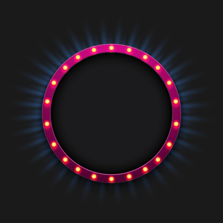 Vector modern retro billboard  with place for your textのイラスト素材