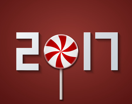 Vector modern christmas background. Invitation of xmas or happy new year.のイラスト素材