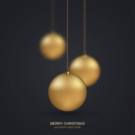 Christmas and 2018 Happy New Year greeting card design.のイラスト素材