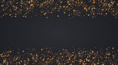 Vector modern Christmas or 2018 Happy New Year winter holiday invitation cardのイラスト素材