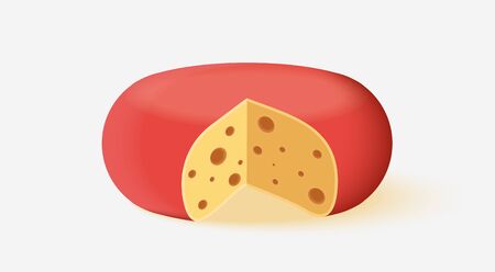 vector cheese icon on white background.のイラスト素材