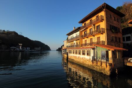 Town by the seaの写真素材