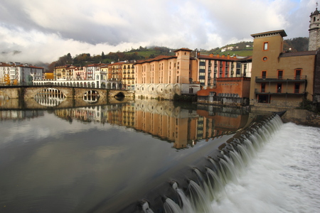 Tolosa village view, Basque Country, Spainの写真素材
