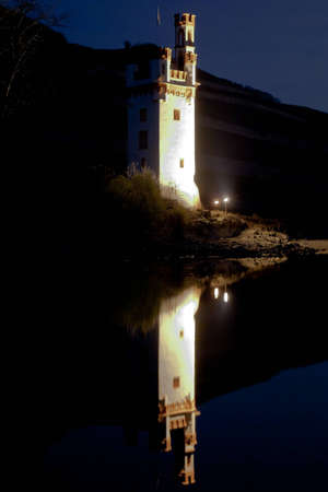 Mauseturm in Bingen am Rheinの写真素材