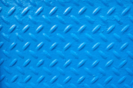 Sheet of blue industrial metal as a backgroundの写真素材