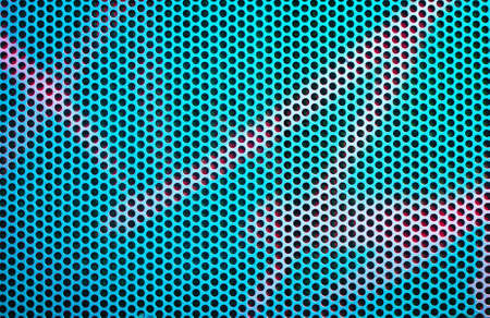 A futuristic metal background with light beamsの写真素材