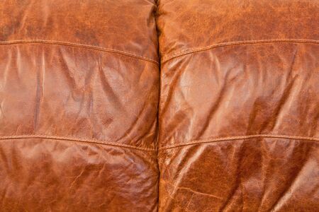 Leather upholstery as a detailed background imageの写真素材
