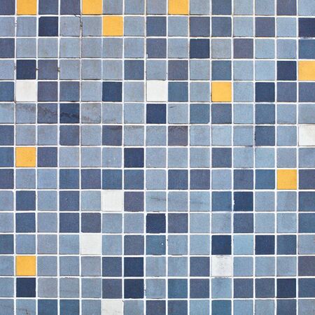 Colorful square mini tiles as a background imageの写真素材