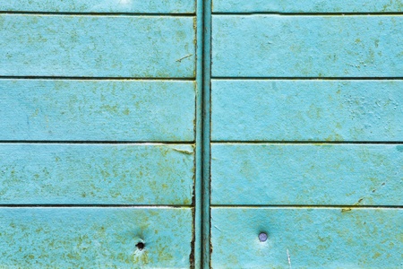 Blue metal panels as a background imageの写真素材