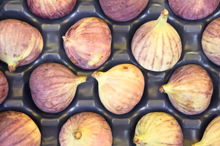 Fresh figs on sale at a marketの写真素材