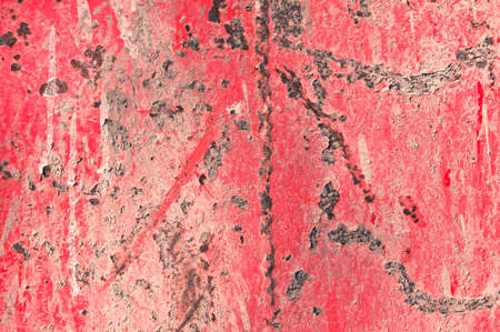 Red metallic rusted surface as a textured backgroundの写真素材