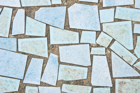 Blue tiles as a background imageの写真素材