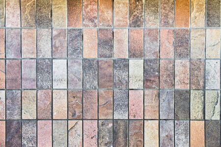 Rectangular stone tiles as a background imageの写真素材