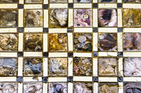 Glass tiles as a background image