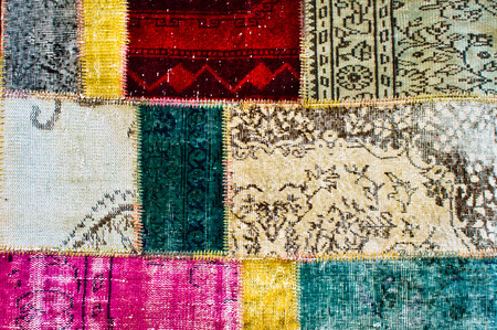 Turkish kilim patchwork as a background