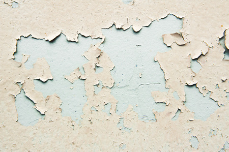 Peeling paint on a metal surfaceの写真素材