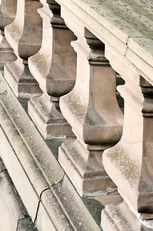 Part of a stone bannister as a background image