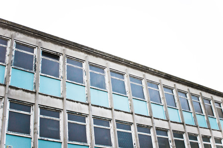 Part of a derelict office building in the UK