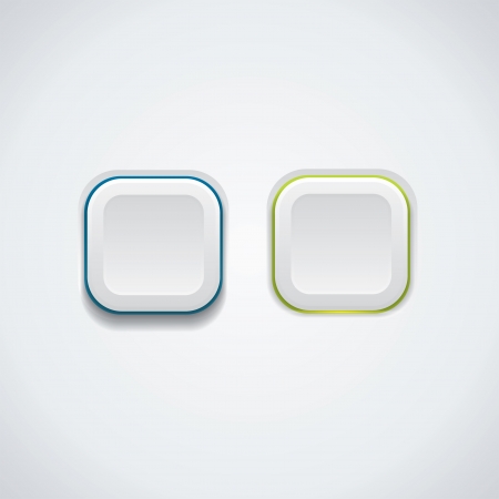 Detailed UI buttonsのイラスト素材