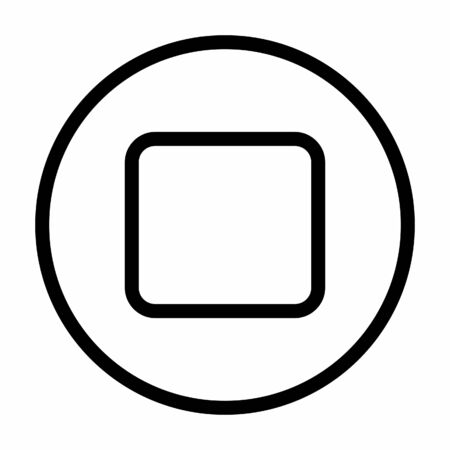 illustration vector icon of Coin with outline style, perfect for online store, etc