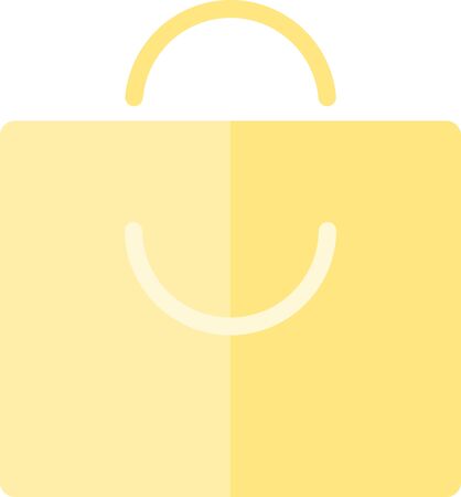 illustration vector icon of Shopping Bag with a flat style , perfect for online store, etcのイラスト素材