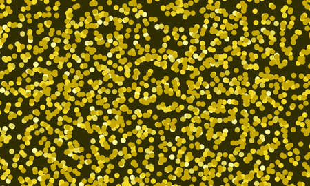 Dark yellow vector background with bubbles. Illustration with set of shining colorful abstract...