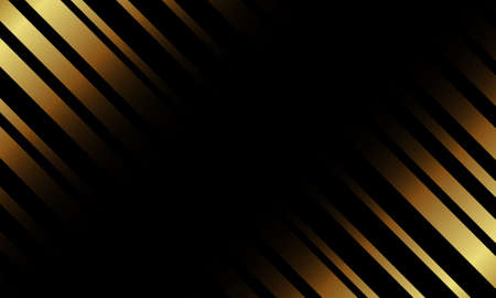 Abstract luxury golden stripes line on black background. Luxury pattern for business ad, booklets,...