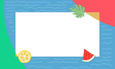 Abstract pastel colors summer background for social media post background. Summer design for banner.