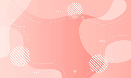 Abstract pink gradient fluid background. Vector illustration.のイラスト素材