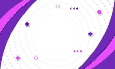 Purple and pink curve shapes background.のイラスト素材