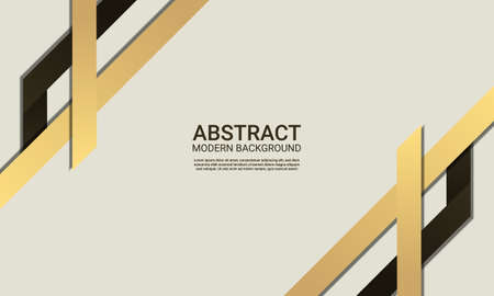 Abstract modern background with light yellow stripes. Vector illustration.のイラスト素材