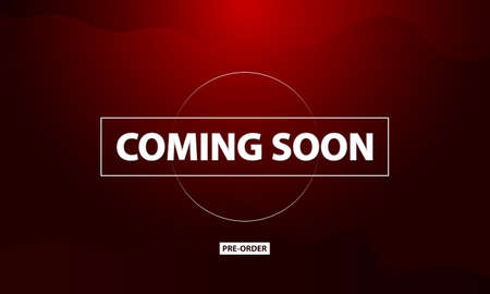 Coming soon banner background with simple dark. Vector illustration.のイラスト素材