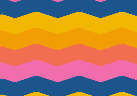 Colorful curve stripes background. Vector illustration. Abstract background.