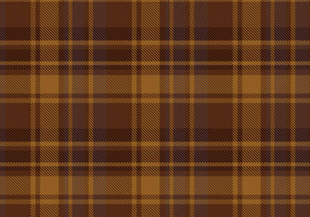 Seamless tartan plaid pattern background. Fabric texture. Vector illustration.のイラスト素材