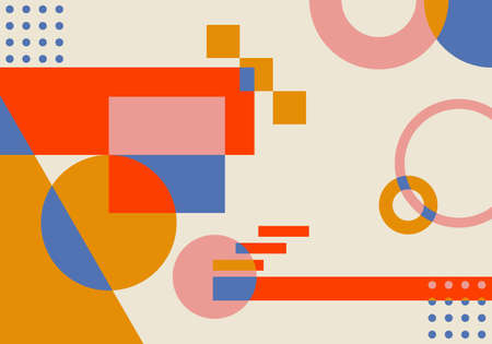 Abstract geometric background. Vector illustration.