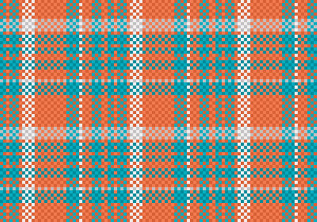 Seamless tartan plaid pattern background. Fabric texture. Vector illustration.のイラスト素材