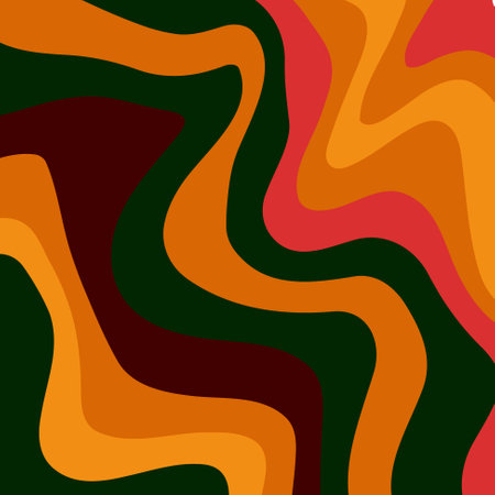 Abstract psychedelic groovy background. Vector illustration.のイラスト素材
