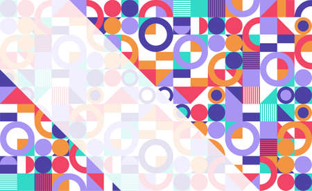 Abstract geometric background with space for text. Vector illustration.