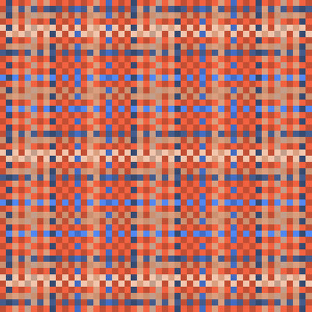Seamless checkered pattern background. fabric texture. Vector illustration.